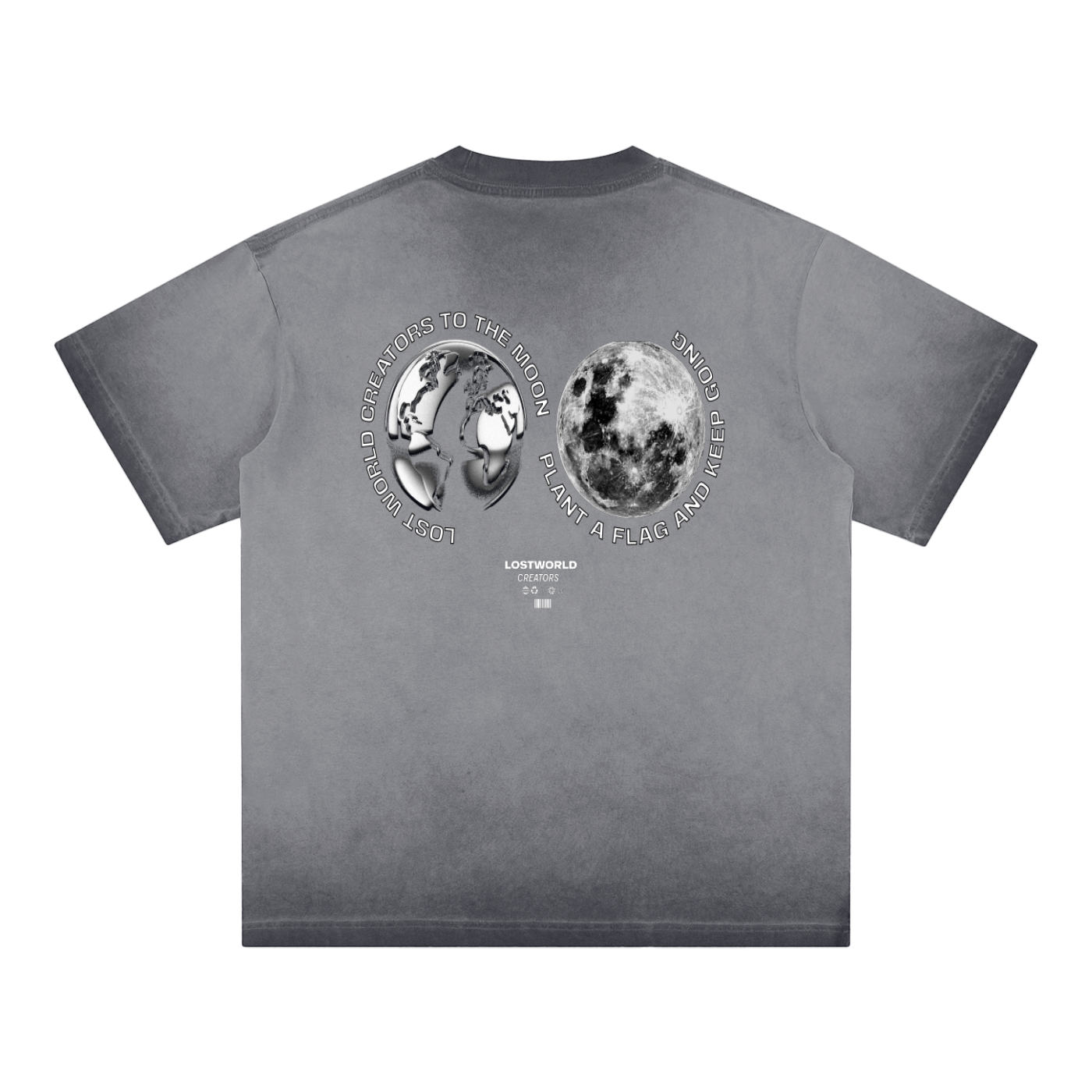 LWC CHROME WORLD Reverse Dyed T-shirt