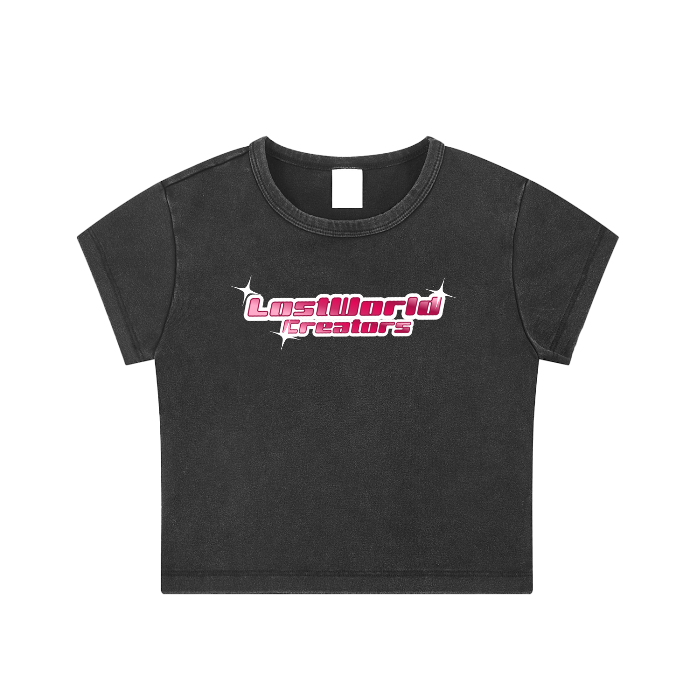 LW Lost Girl Snow Washed Crop Top