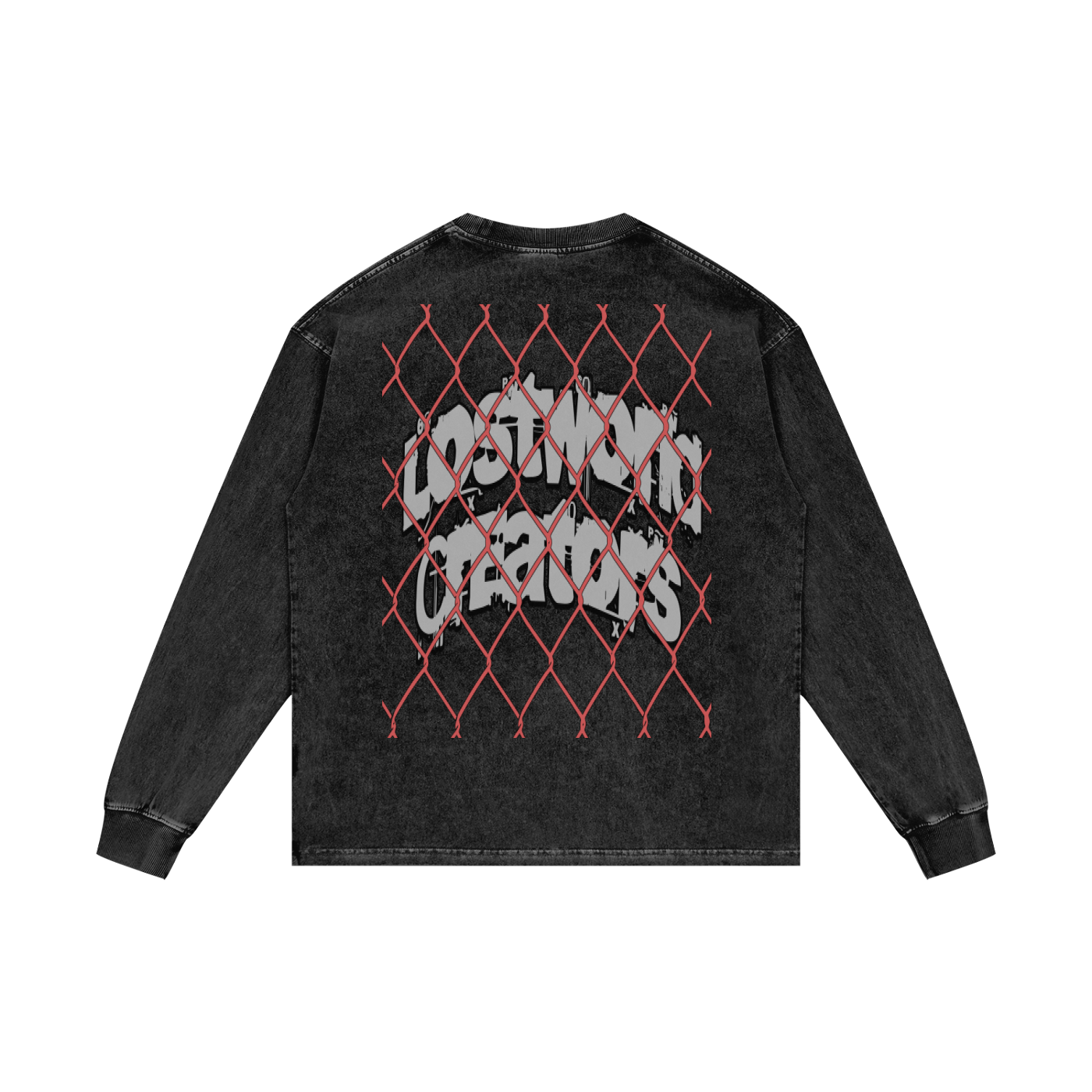LWC (LostDawgs) Acid Wash Long Sleeve T-Shirt