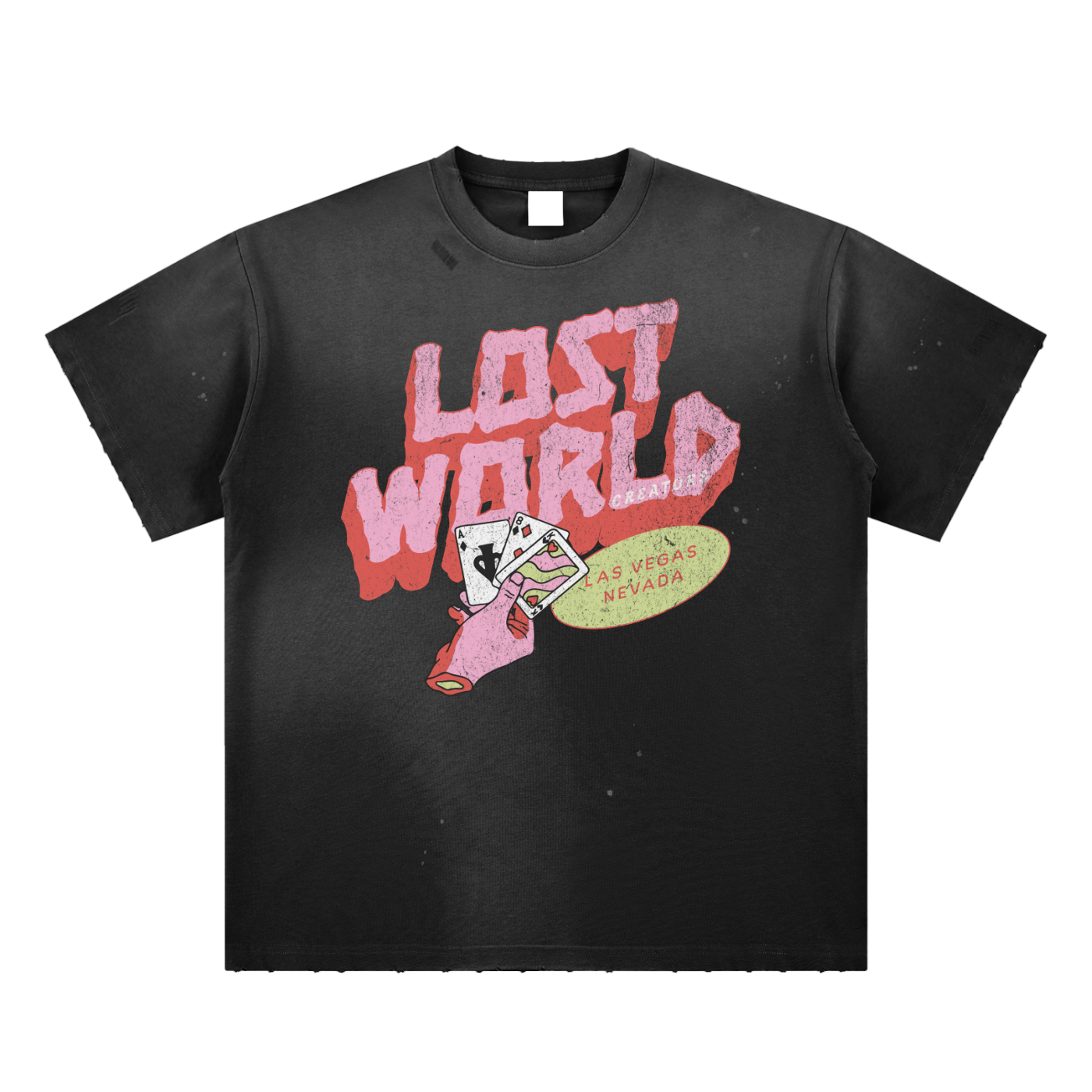 LWC LV TAKEOVER Sunfade Paint Splatter T-Shirt
