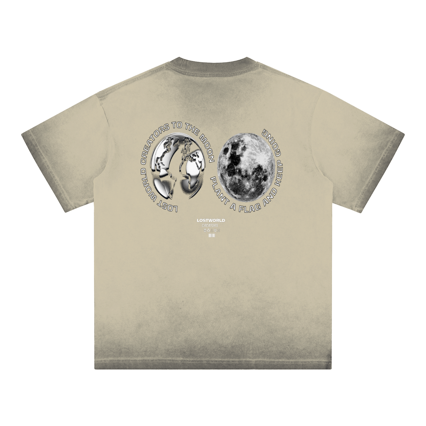 LWC CHROME WORLD Reverse Dyed T-shirt