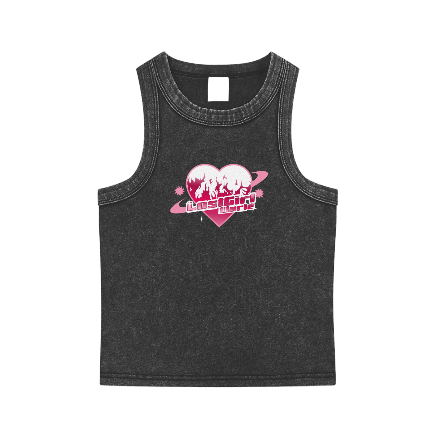 LW Lost Girl Snow Washed Crop tank