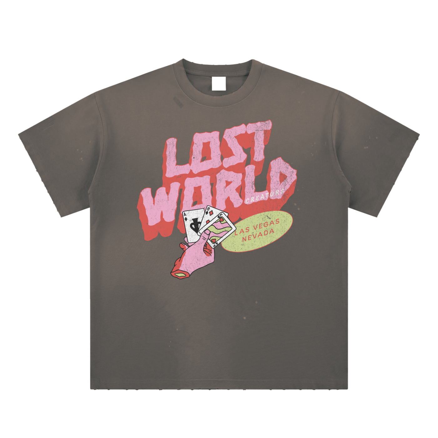 LWC LV TAKEOVER Sunfade Paint Splatter T-Shirt