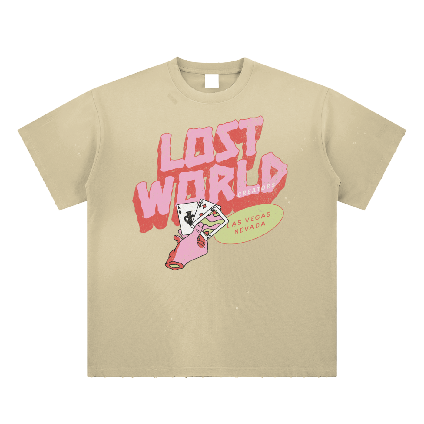 LWC LV TAKEOVER Sunfade Paint Splatter T-Shirt