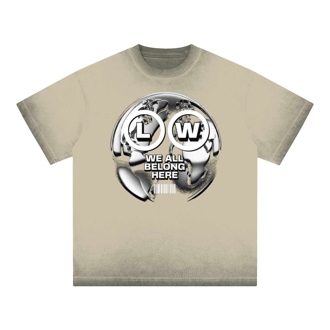 LWC CHROME WORLD Reverse Dyed T-shirt
