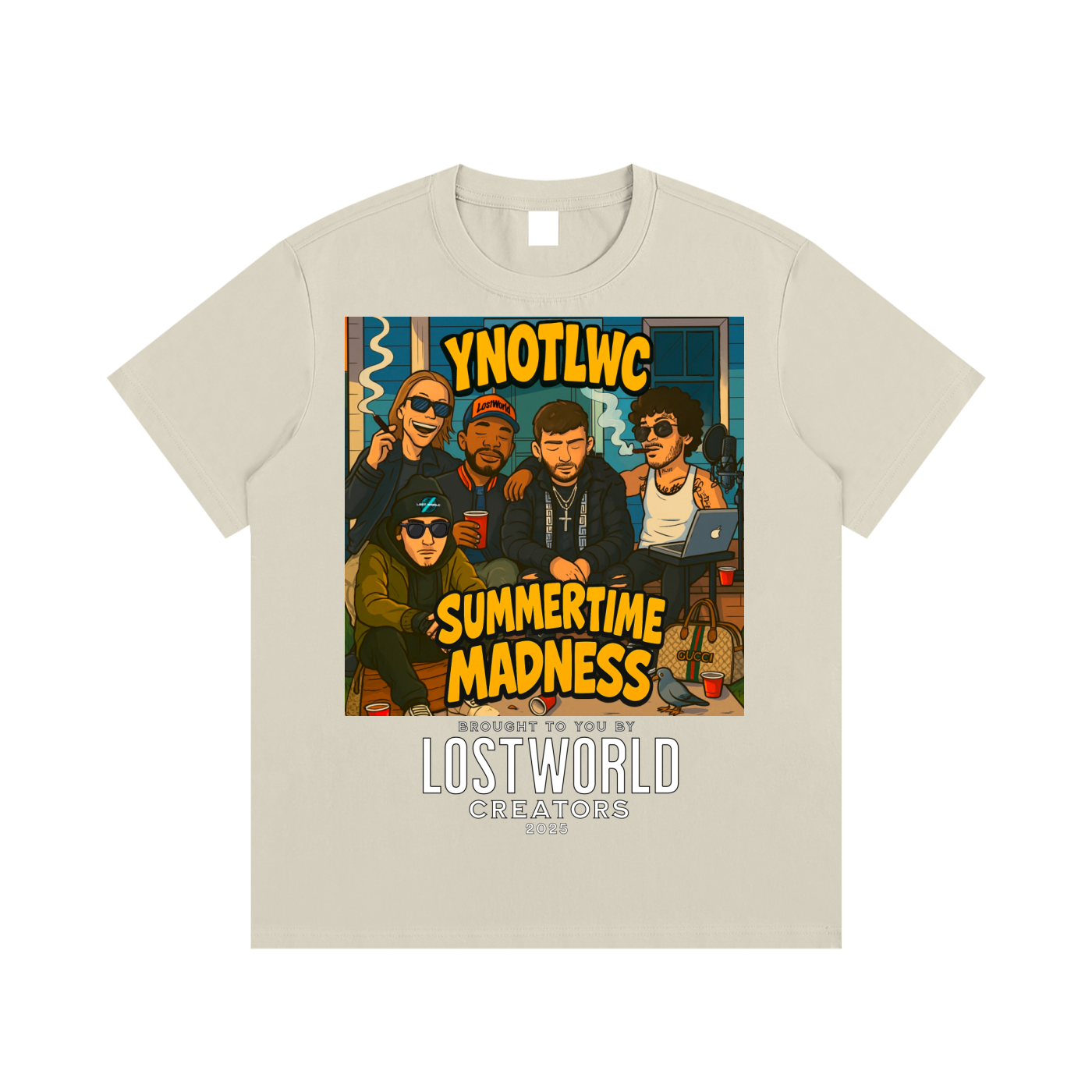 YNOTLWC (SUMMERTIME MADNESS) Essential Cotton T-Shirt