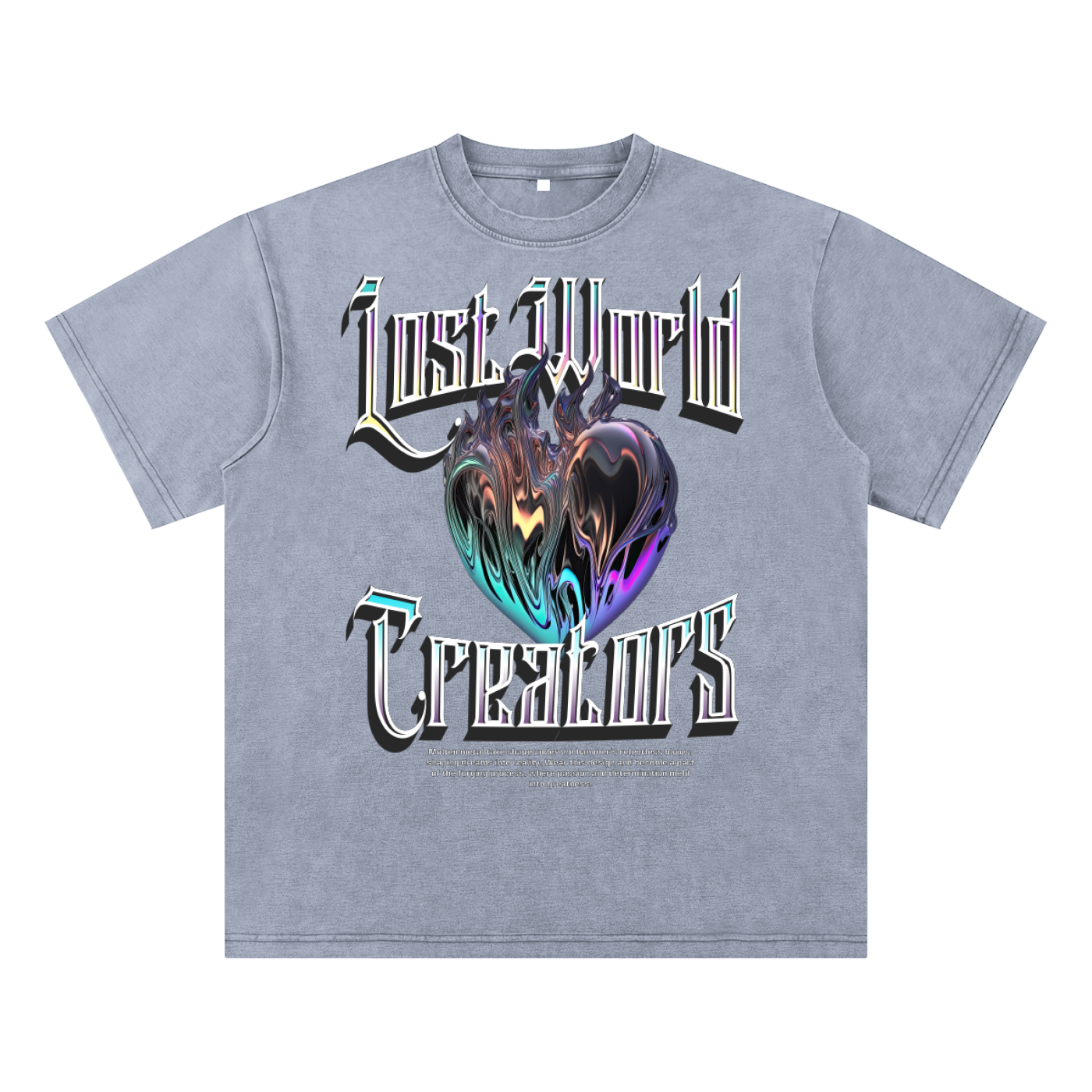 LWC Chrome Slub Snow Washed T-Shirt