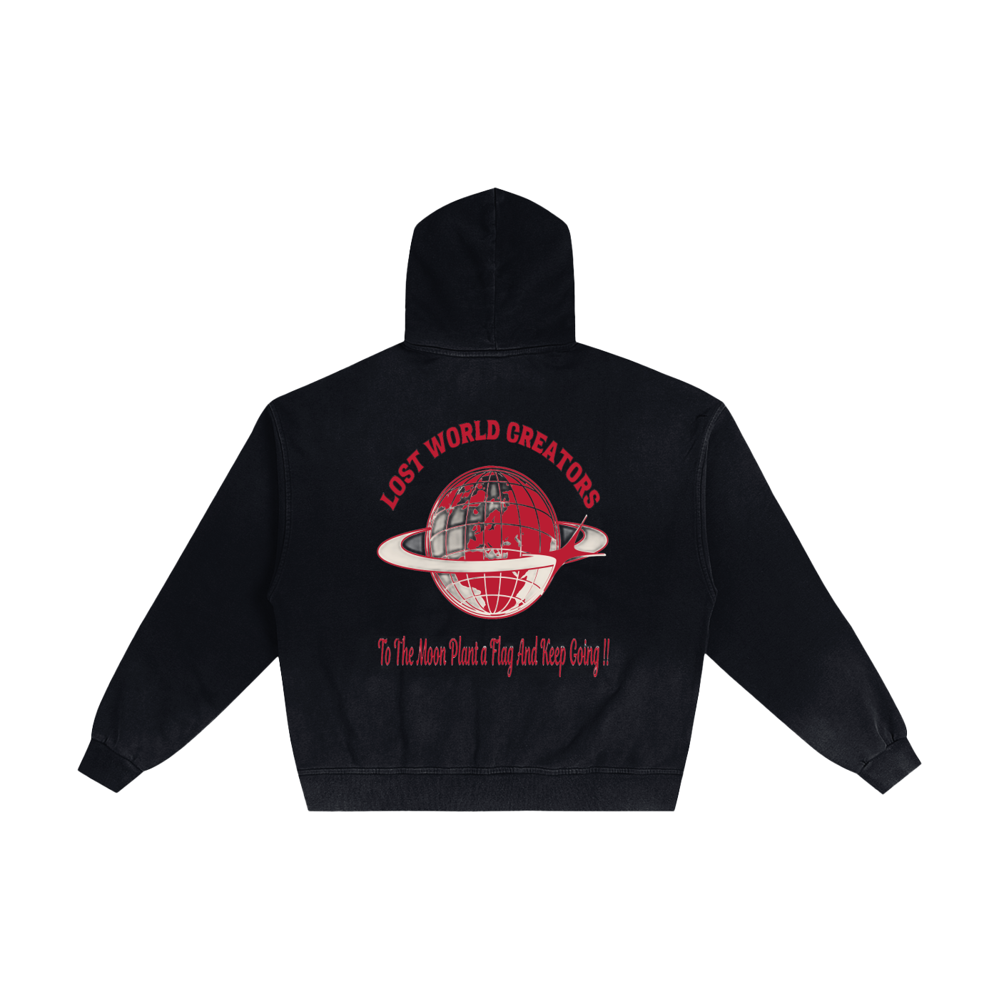 LWC (PAFKG) Hand-Frayed Sunfade Zip Hoodie