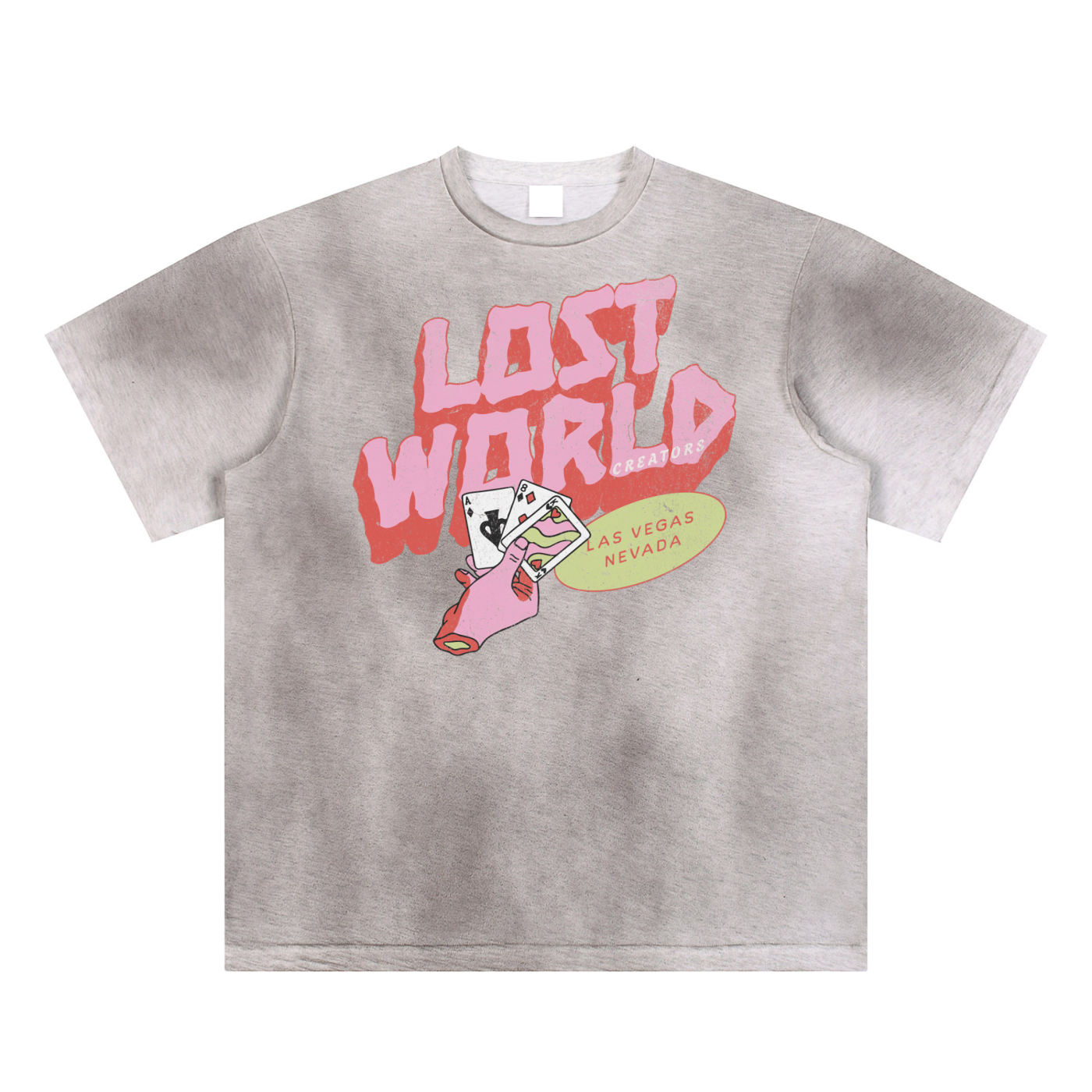 LWC LV TAKEOVER Sun Fade Hand-Painted T-Shirt