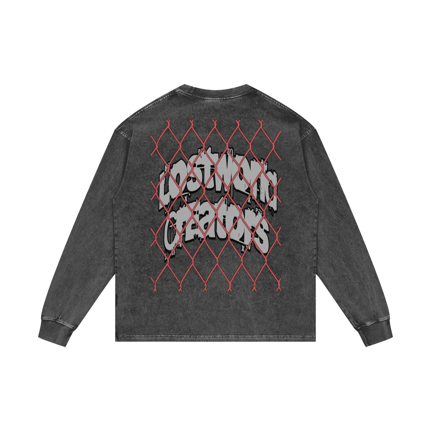 LWC (LostDawgs) Acid Wash Long Sleeve T-Shirt