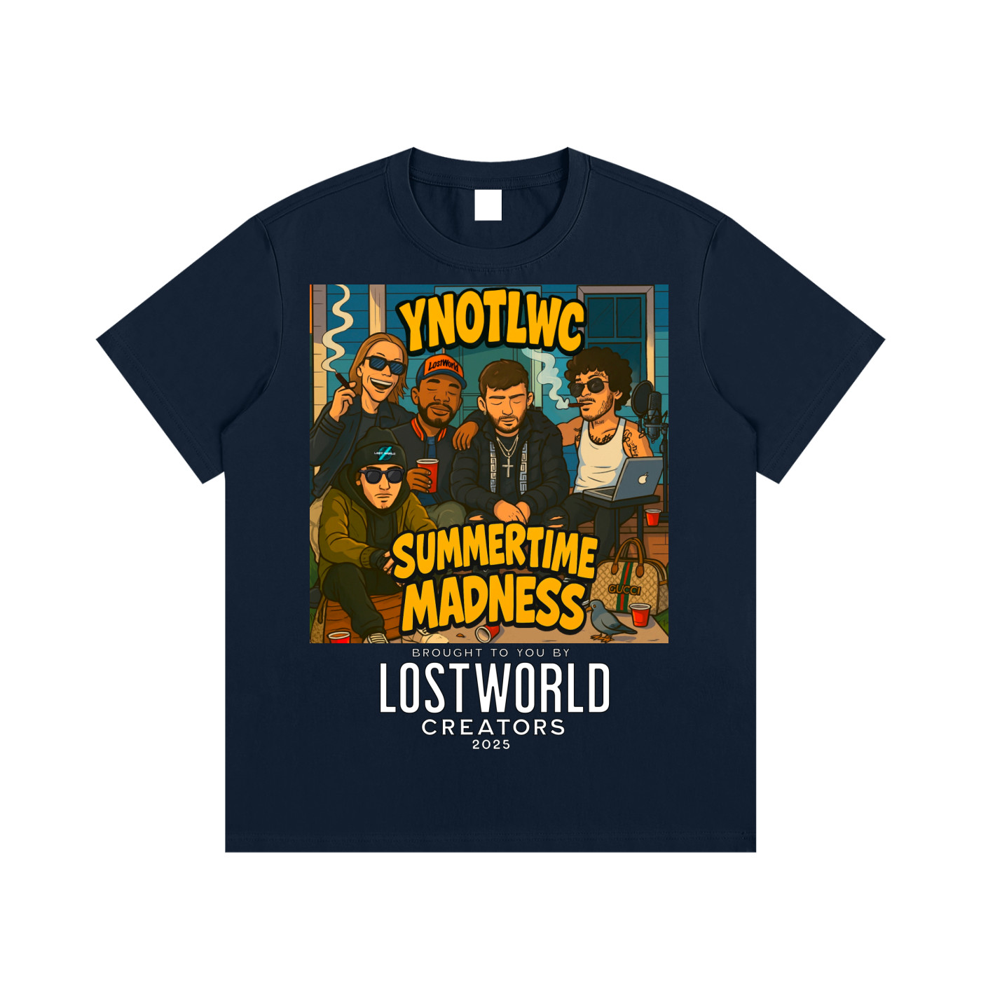 YNOTLWC (SUMMERTIME MADNESS) Essential Cotton T-Shirt
