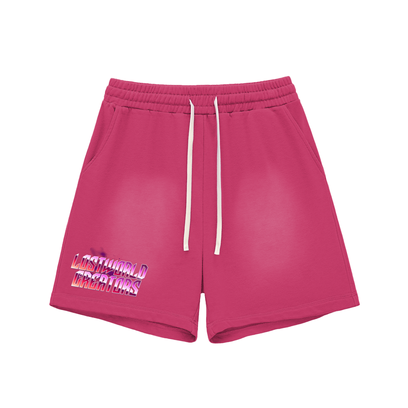 LWC Another dimension Raw Edge Cotton Shorts