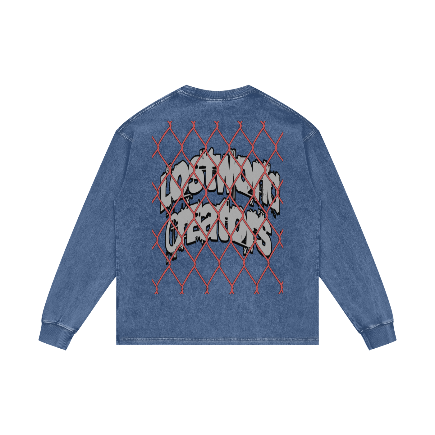 LWC (LostDawgs) Acid Wash Long Sleeve T-Shirt