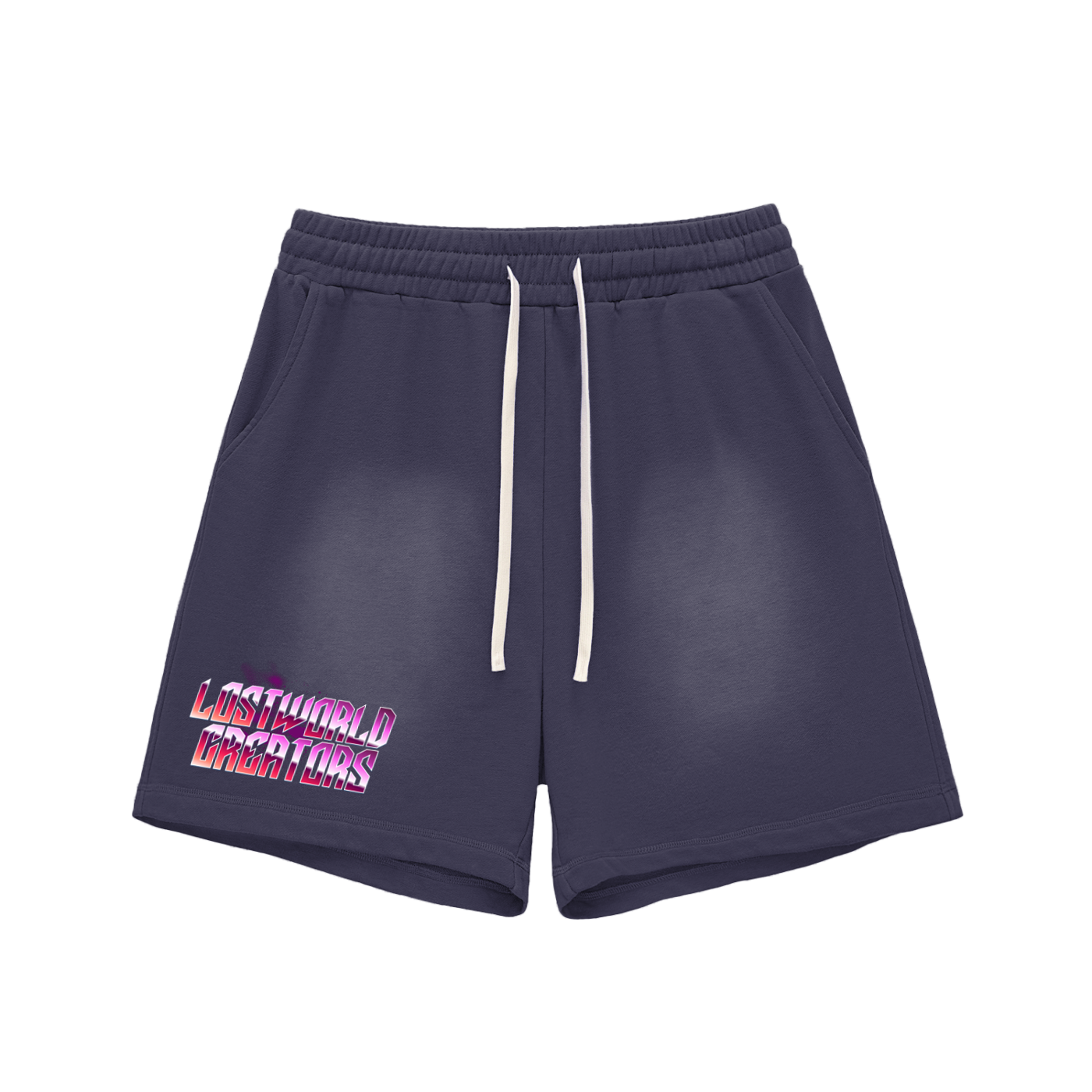 LWC Another dimension Raw Edge Cotton Shorts