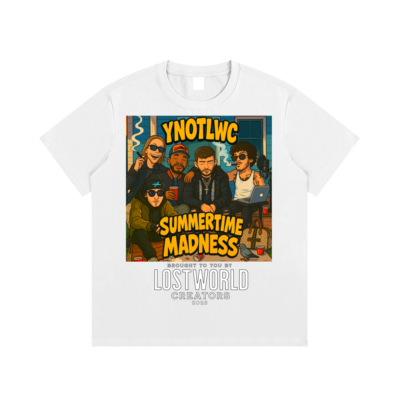 YNOTLWC (SUMMERTIME MADNESS) Essential Cotton T-Shirt
