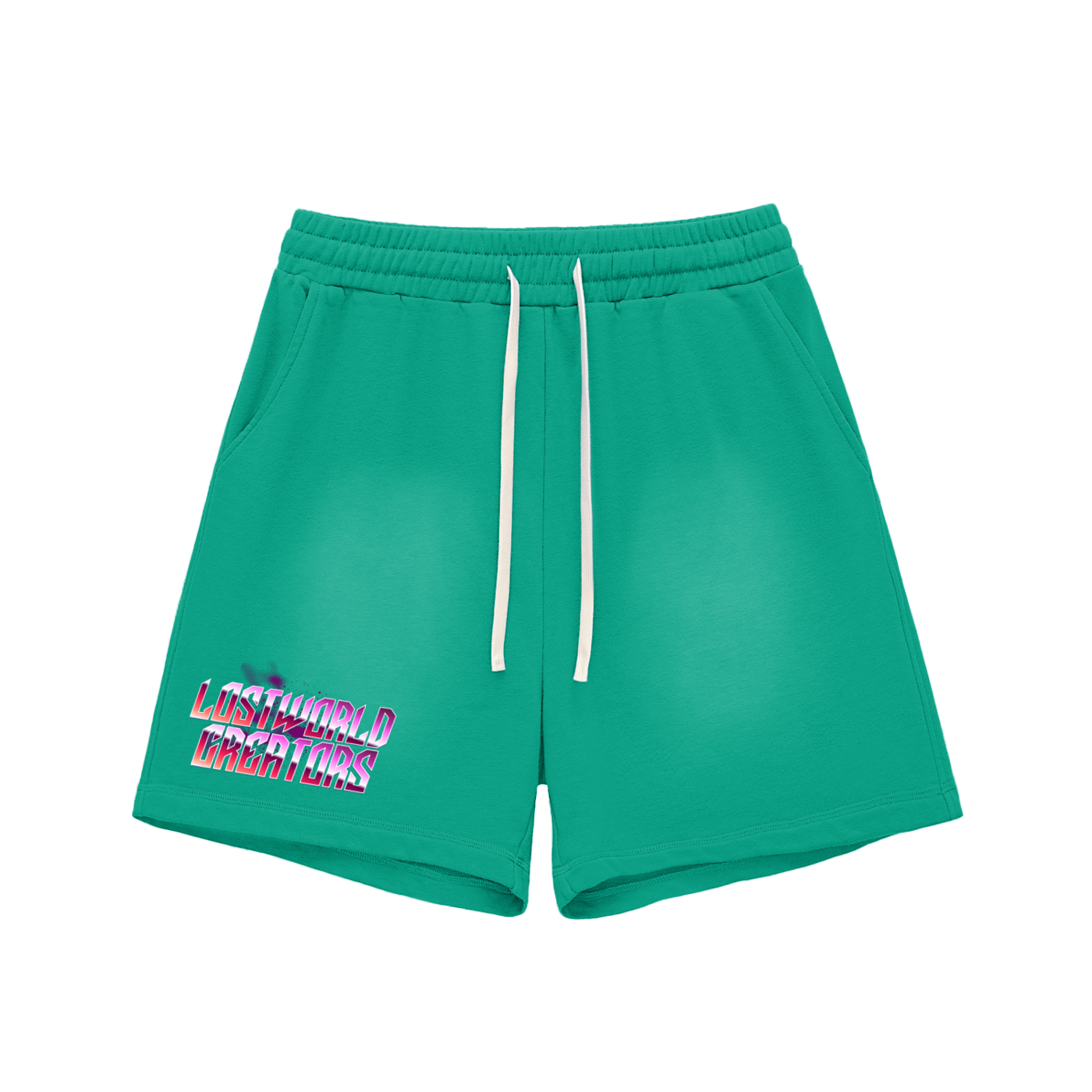 LWC Another dimension Raw Edge Cotton Shorts
