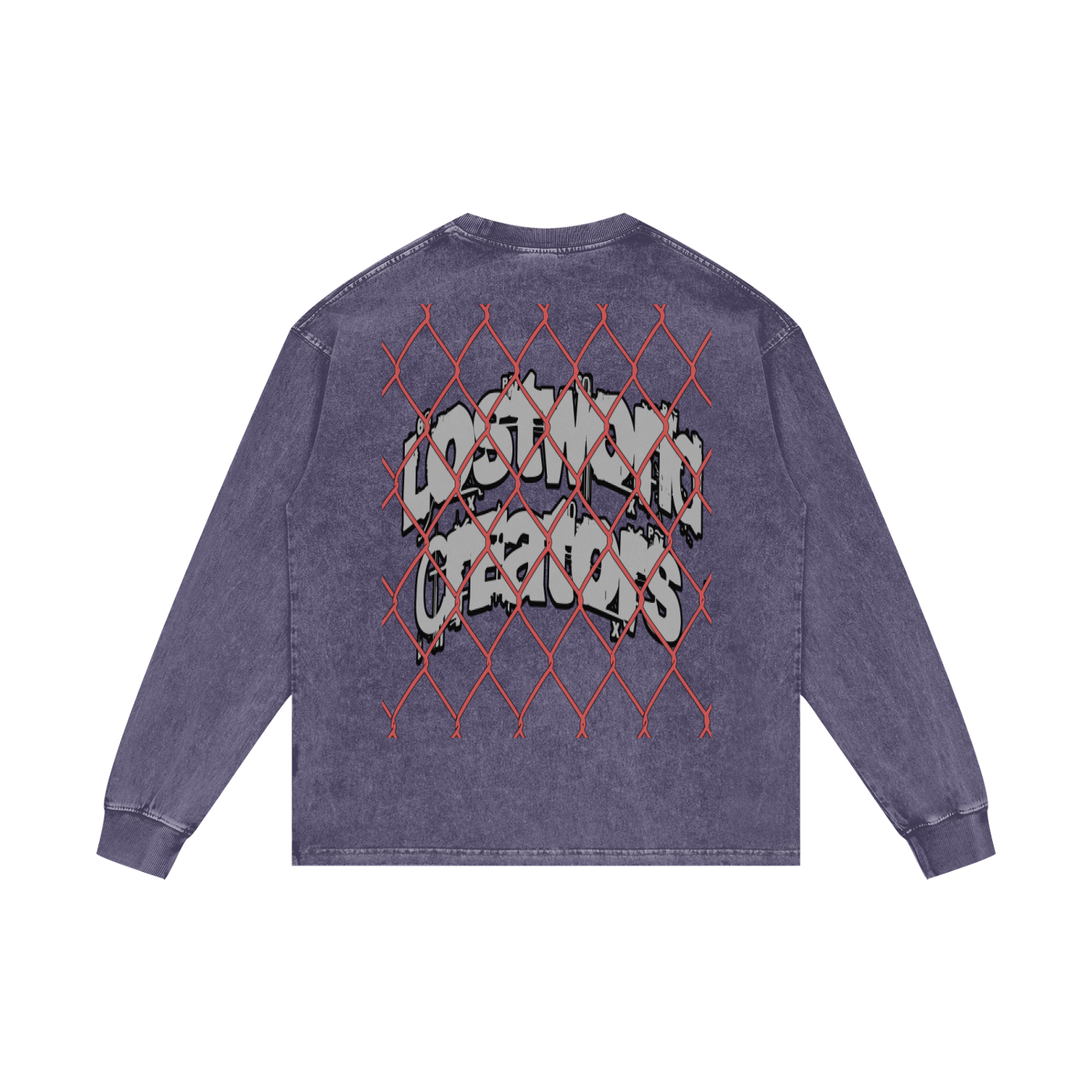 LWC (LostDawgs) Acid Wash Long Sleeve T-Shirt
