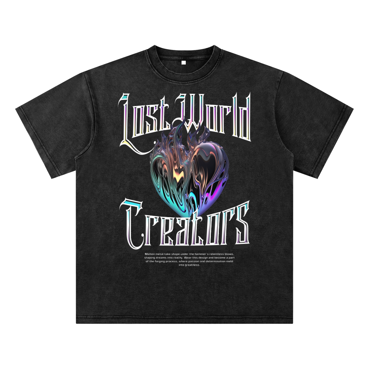 LWC Chrome Slub Snow Washed T-Shirt