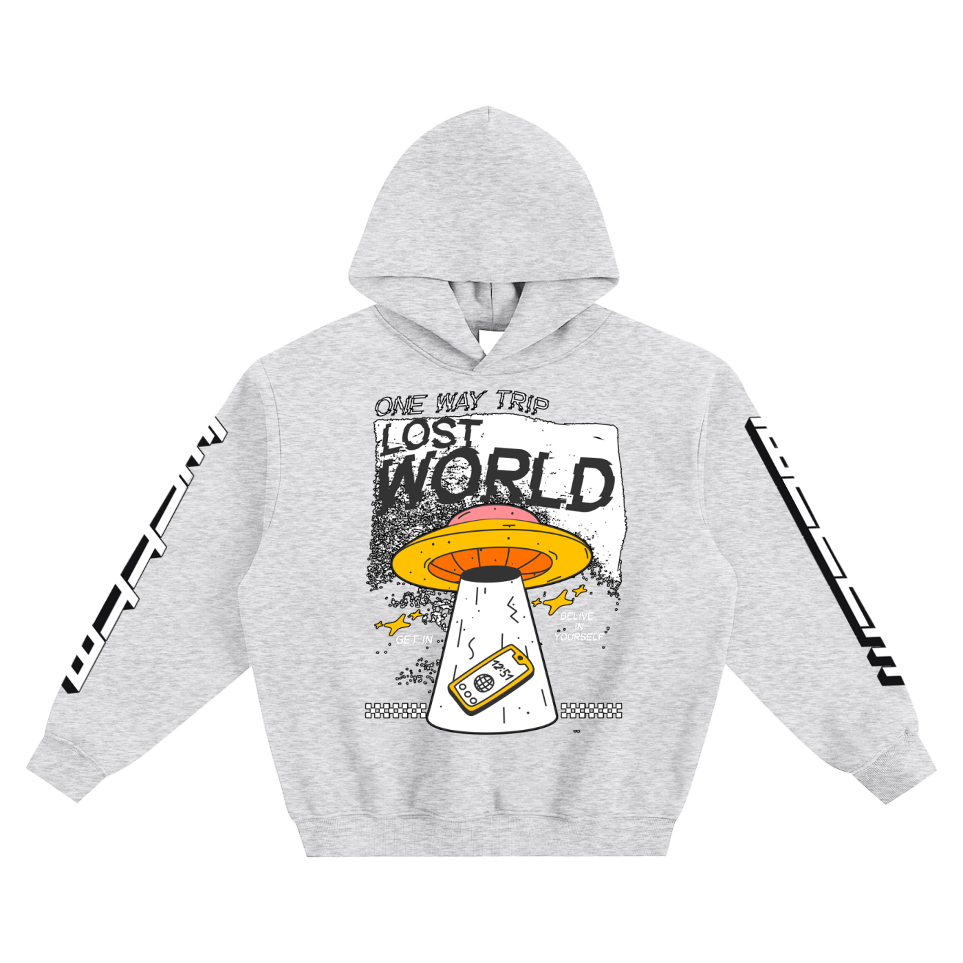 LWTTM (LostShip) Fleeced Boxy Hoodie