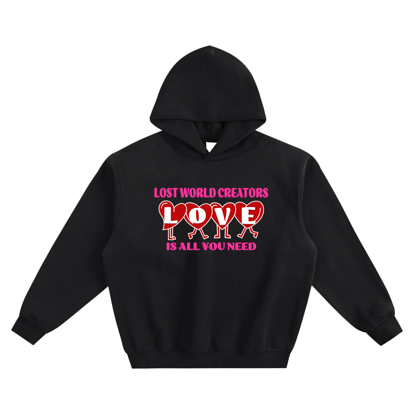 VDAY LWC Fleeced Boxy Hoodie