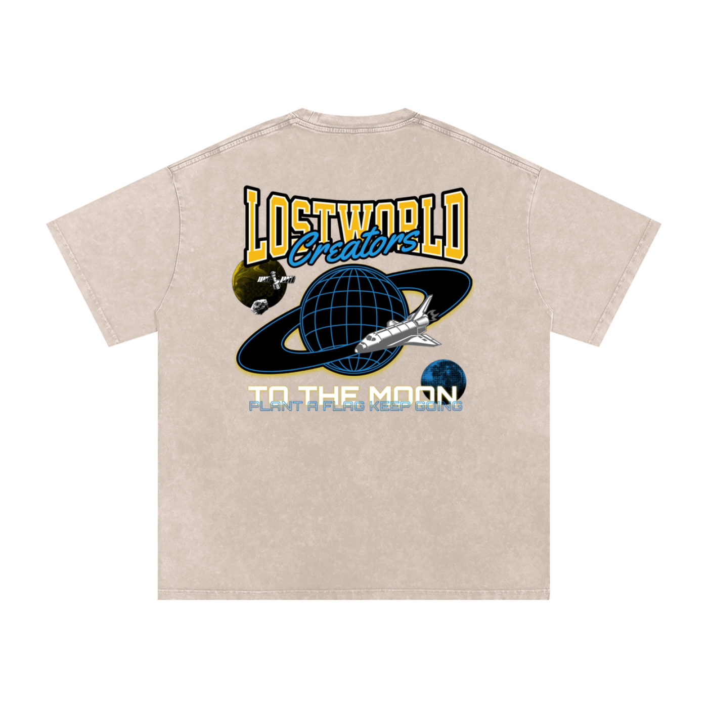 Year 1 Snow Washed Oversized T-Shirt