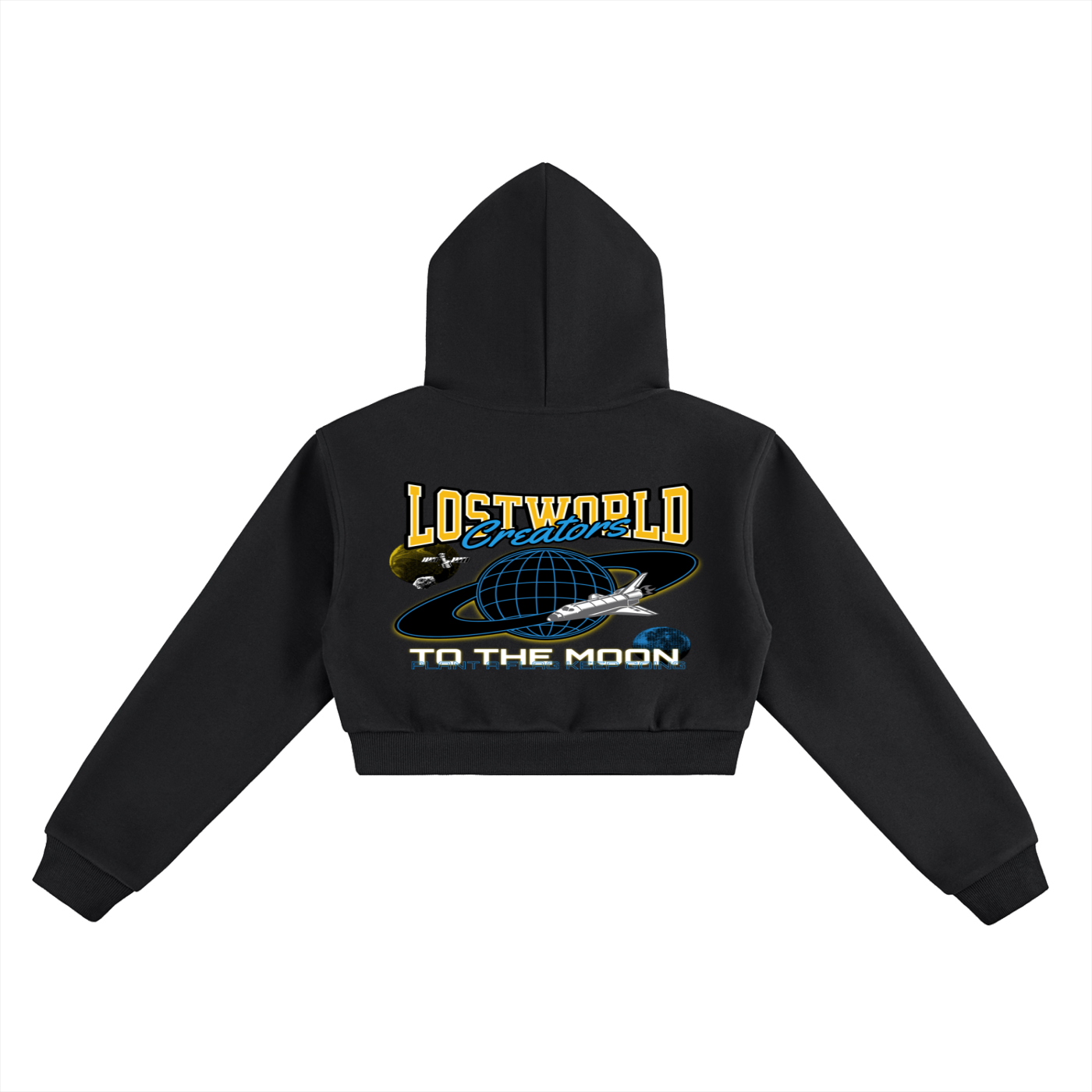 Year 1 Woman's  Essential Cropped Hoodie