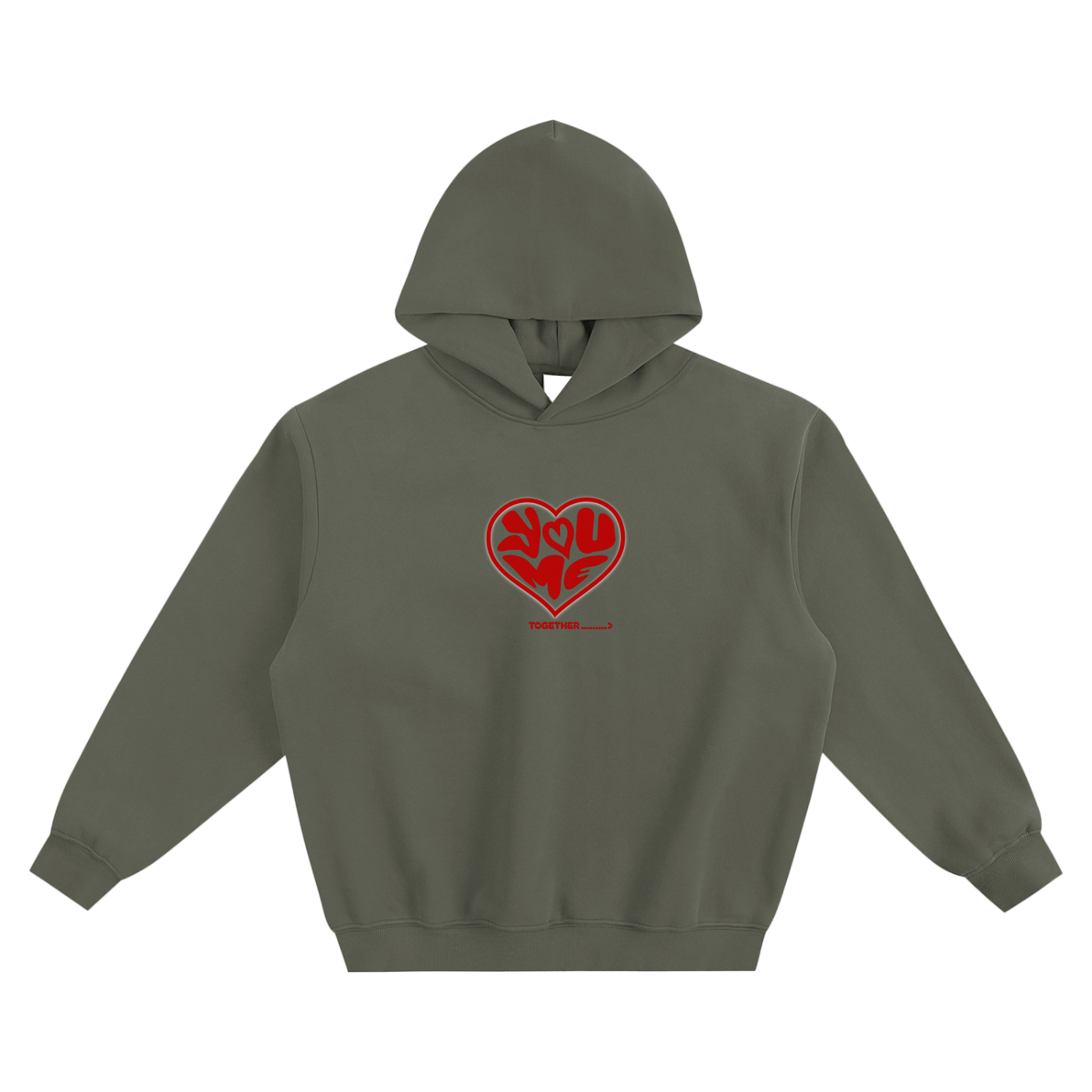 VDAY LWC Fleeced Boxy Hoodie