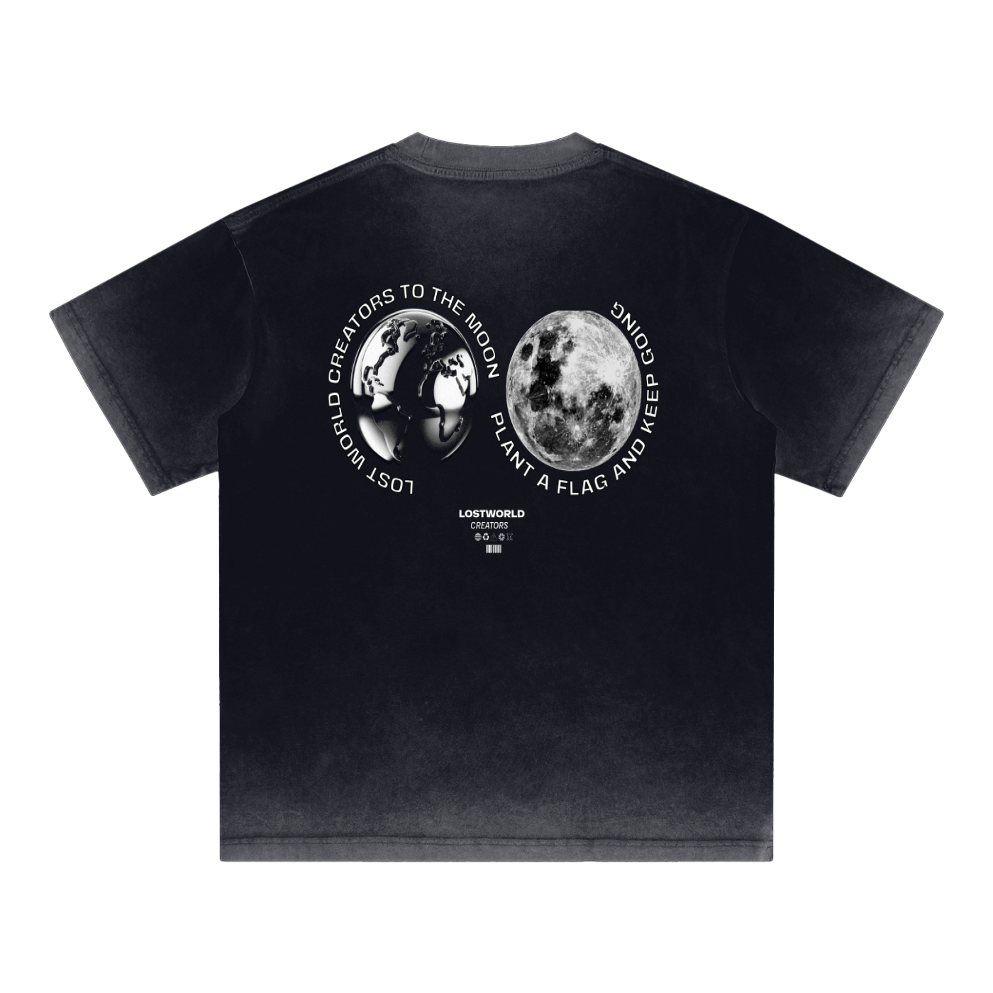 LWC CHROME WORLD Reverse Dyed T-shirt