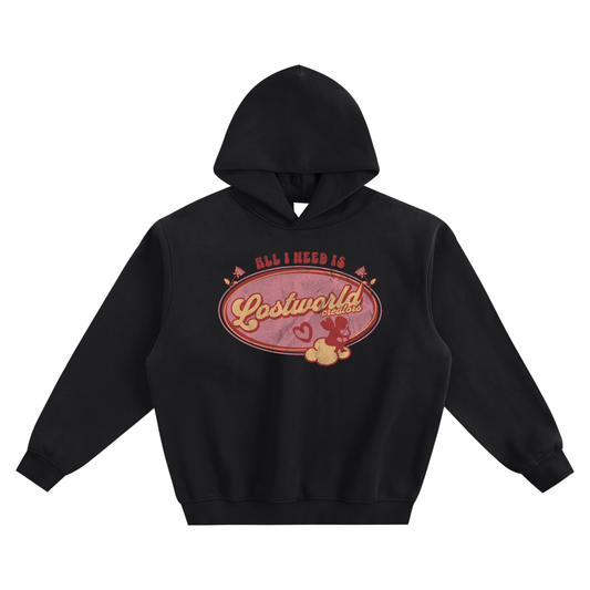 VDAY LWC Fleeced Boxy Hoodie