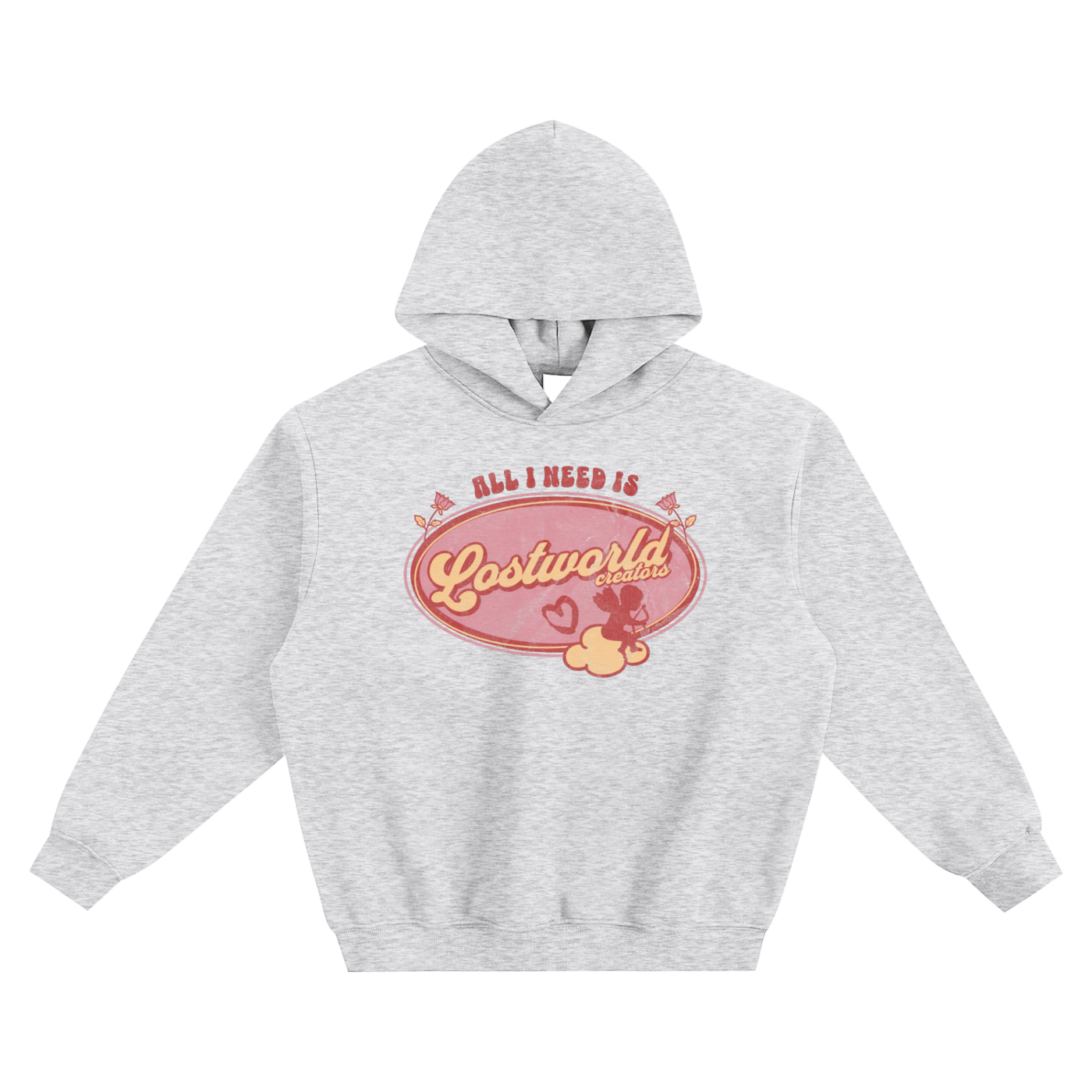 VDAY LWC Fleeced Boxy Hoodie