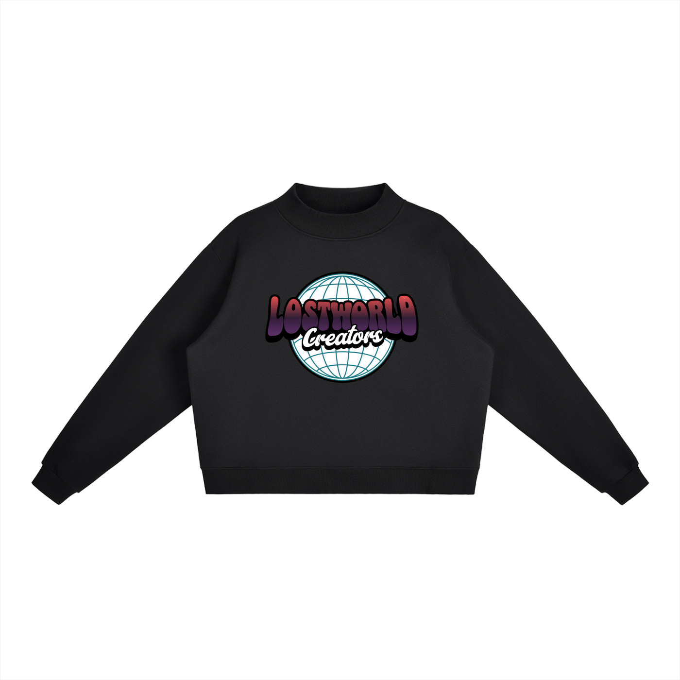 Woman's LWC Essential Fleece Mock-Neck Crew Sweatshirt