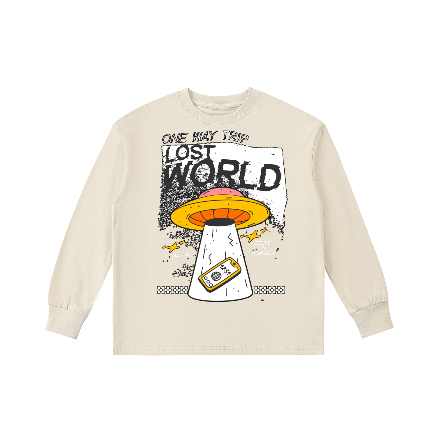 Kids' Quick-Dry Cotton Long-Sleeve Tee