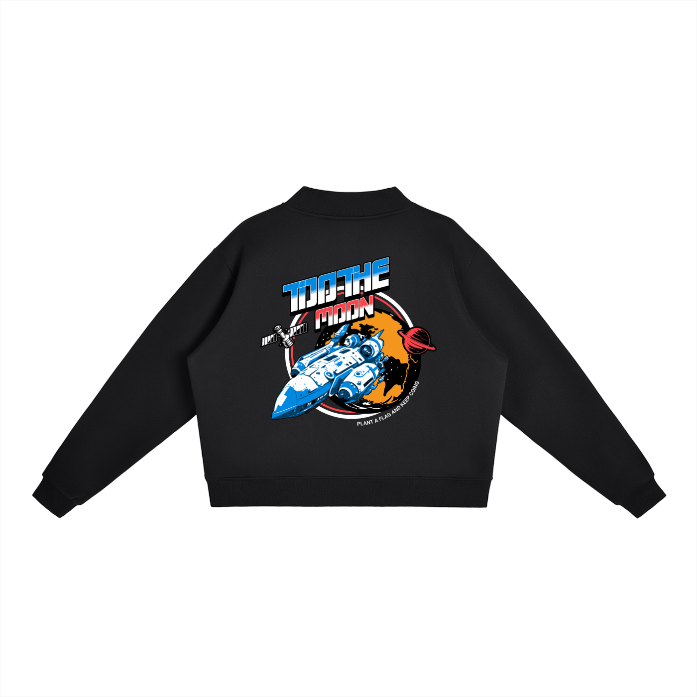 Womans LWC Essential Fleece Mock-Neck Crew Sweatshirt