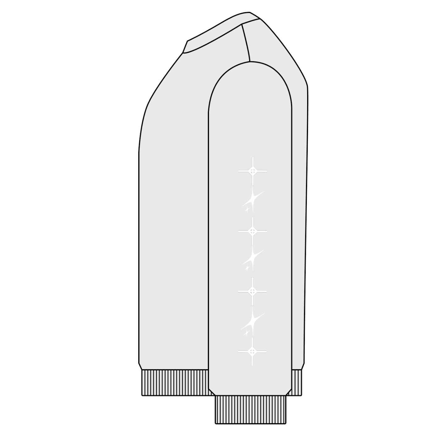 LWC Globe Snow Washed Oversized Sweatshirt