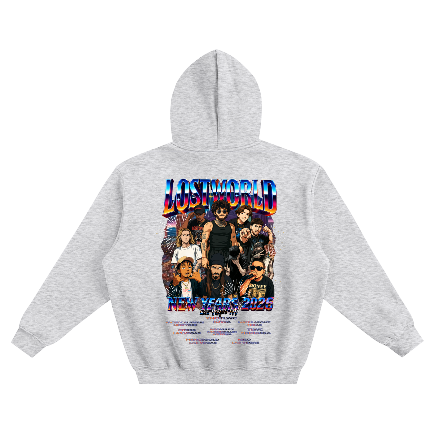 LOST VEGAS 26 Boxy Hoodie