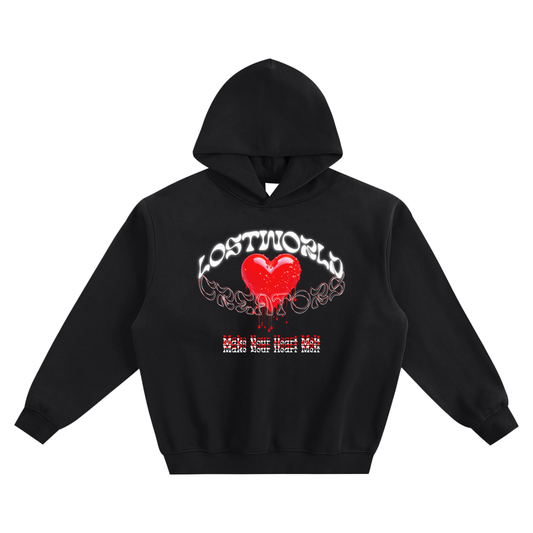 VDAY LWC Fleeced Boxy Hoodie
