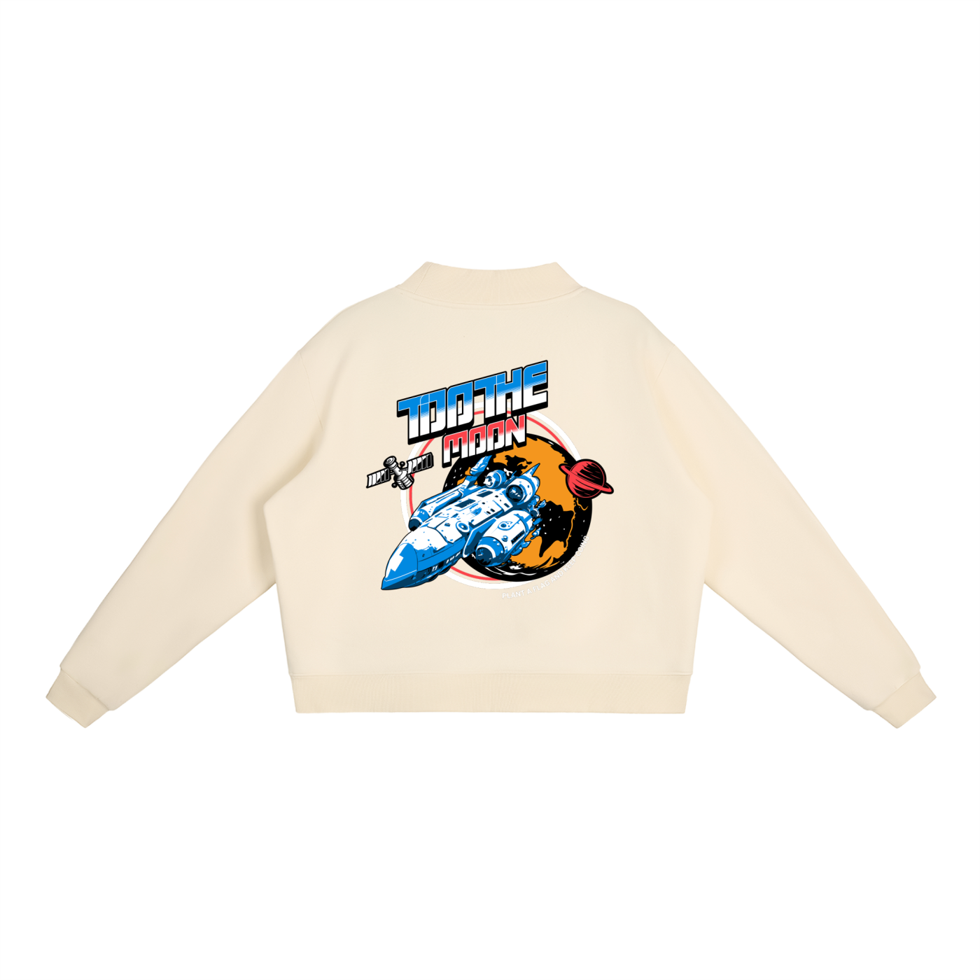 Womans LWC Essential Fleece Mock-Neck Crew Sweatshirt