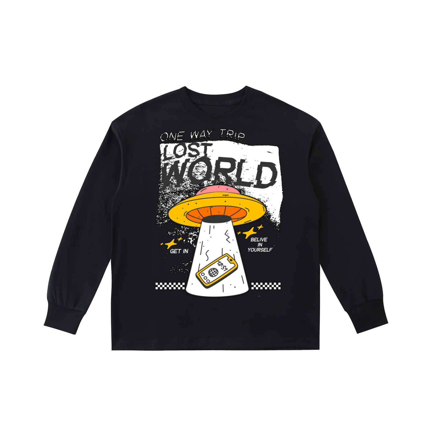 Kids' Quick-Dry Cotton Long-Sleeve Tee