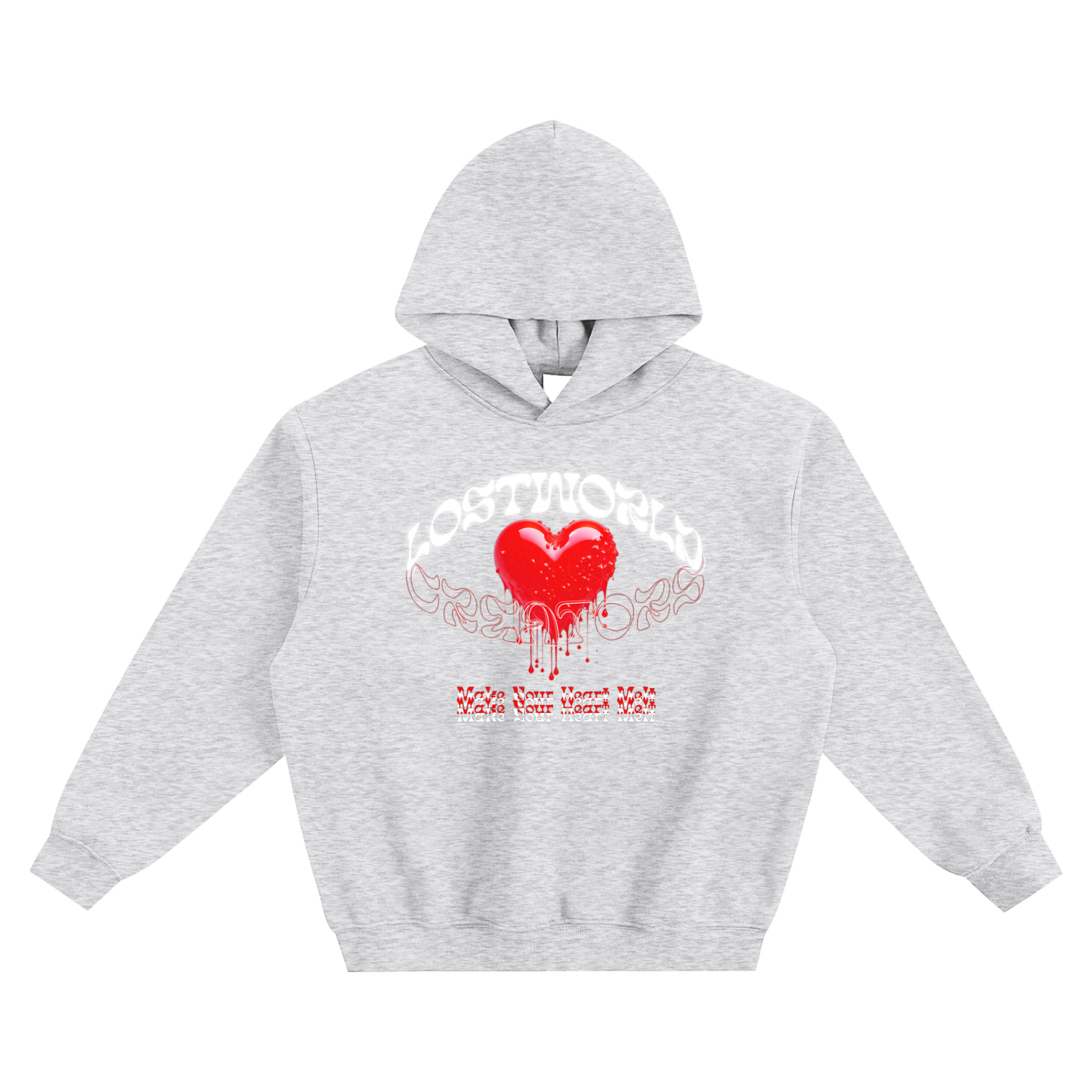 VDAY LWC Fleeced Boxy Hoodie