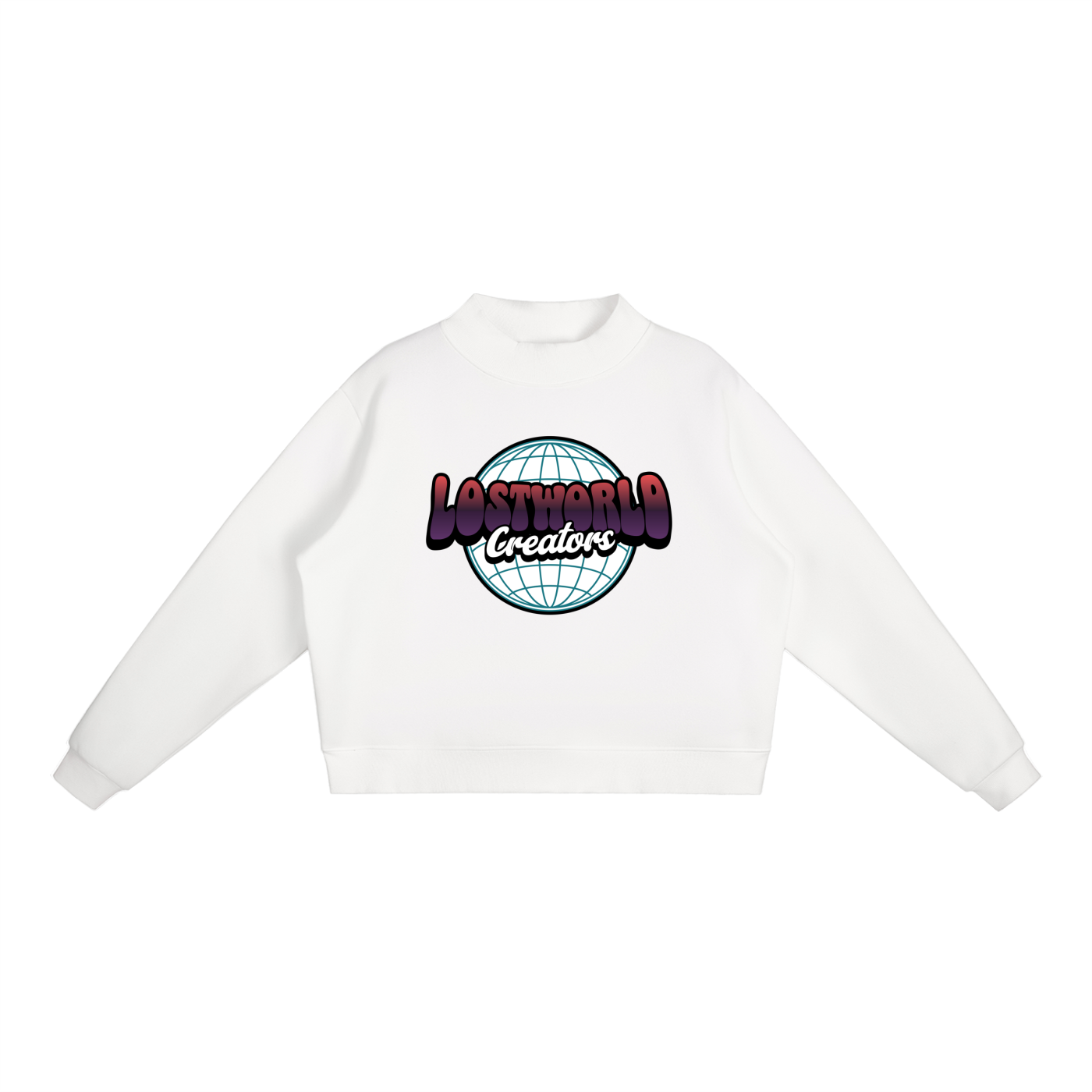 Woman's LWC Essential Fleece Mock-Neck Crew Sweatshirt