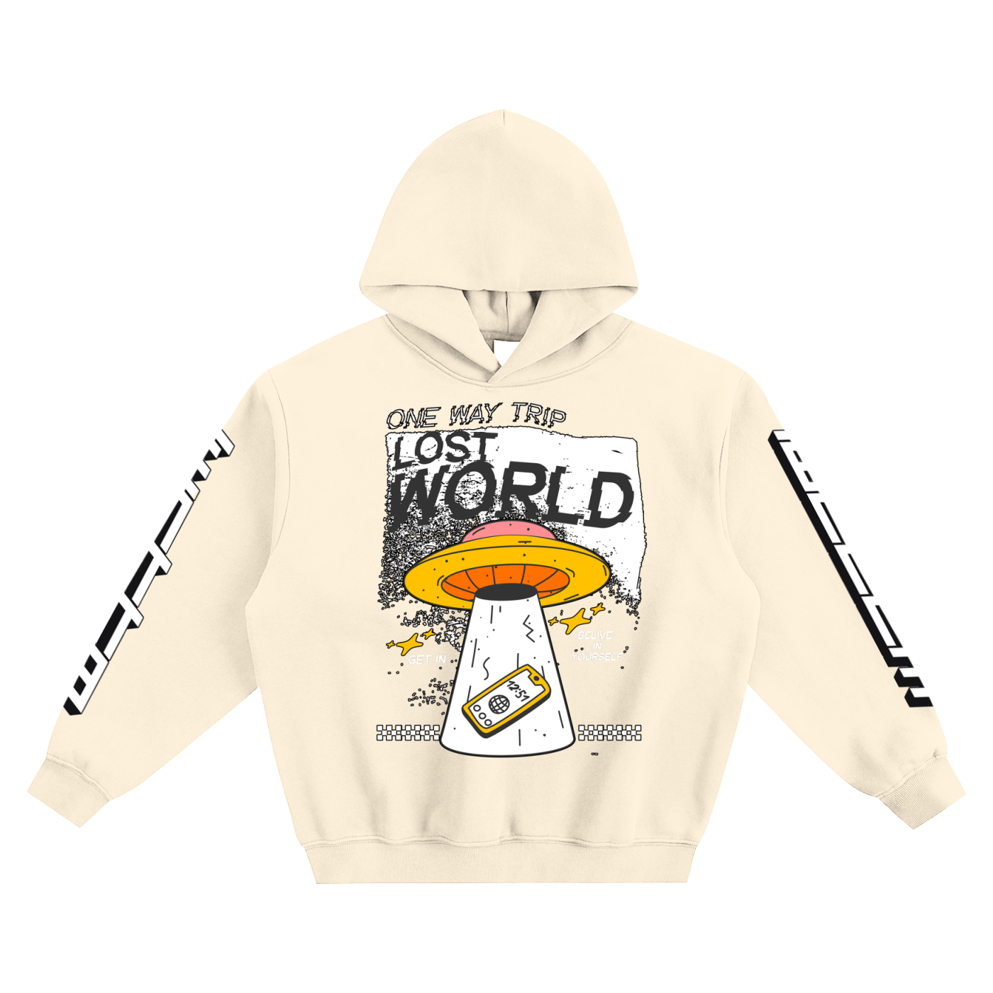 LWTTM (LostShip) Fleeced Boxy Hoodie
