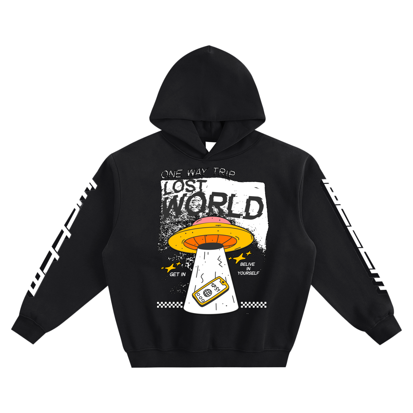 LWTTM (LostShip) Fleeced Boxy Hoodie